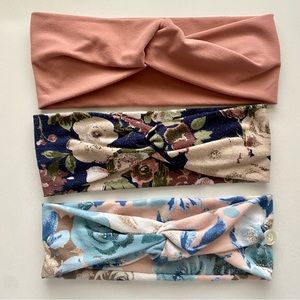 🦋 3/$15 Bundle of Four Headbands